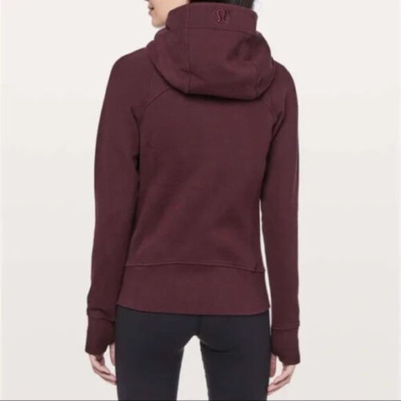 Lululemon Scuba Hoodie Sweatshirt MSRP $118 Dark Adobe Zip Activewear 10 - Picture 2 of 7
